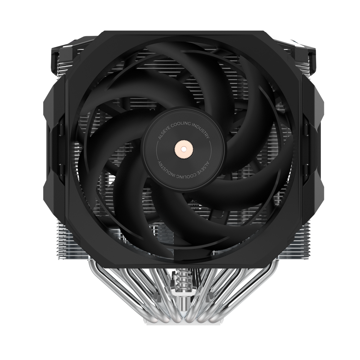 Alseye i600 Pro-W Air Fan Cooler 300W TDP with 2.83 inch screen - Black