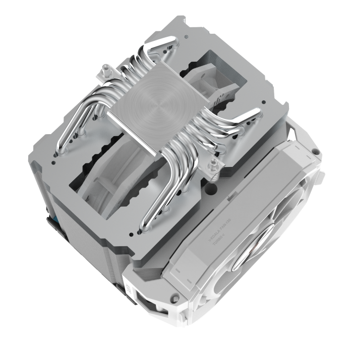 Alseye i600 Pro-B Air Fan Cooler 300W TDP with 2.83 inch screen - White