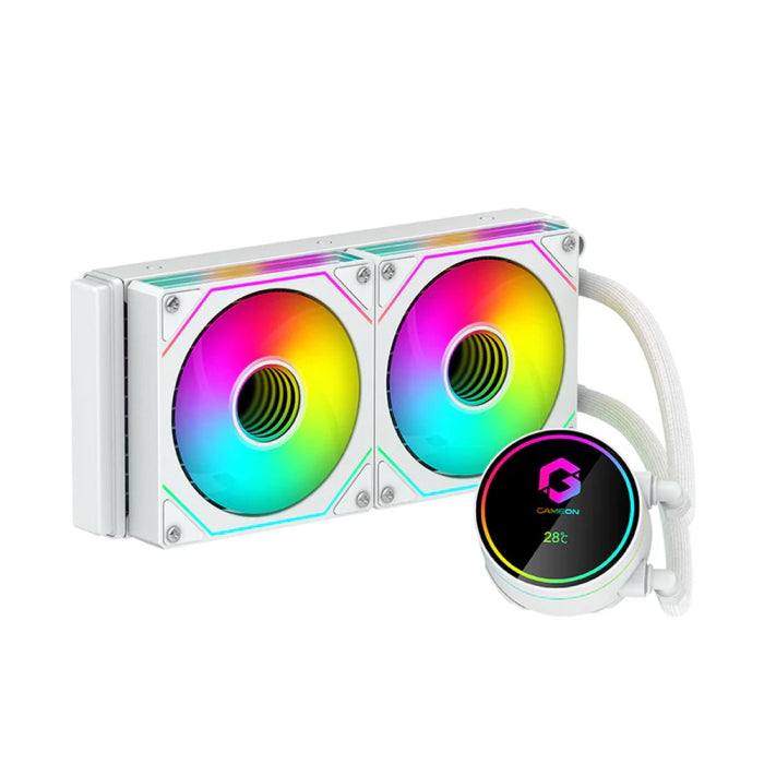 GAMEON KRAKEN A380 240mm Liquid CPU Cooler - White Go-240KRAKENA380-WHT