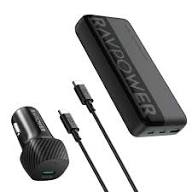RAVPower RP-VC1014 Car Charger Combo - RP-VC1014