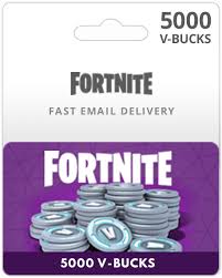 بطاقة فورتنايت بقيمة 5000 في باكس (يتم الإرسال عبر SMS)