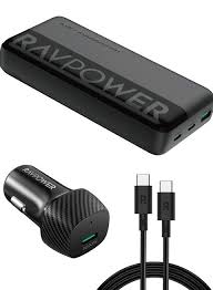 RAVPower RP-VC1014 Car Charger Combo - RP-VC1014