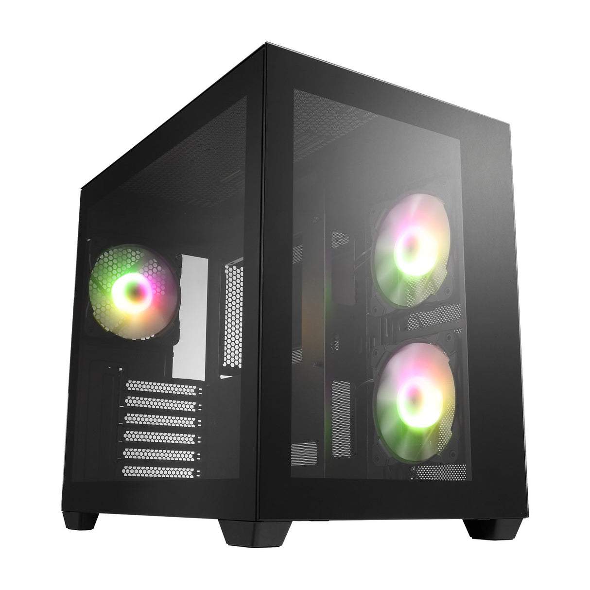 PC CASE FSP CMT380 Mid Tower Atx - Black