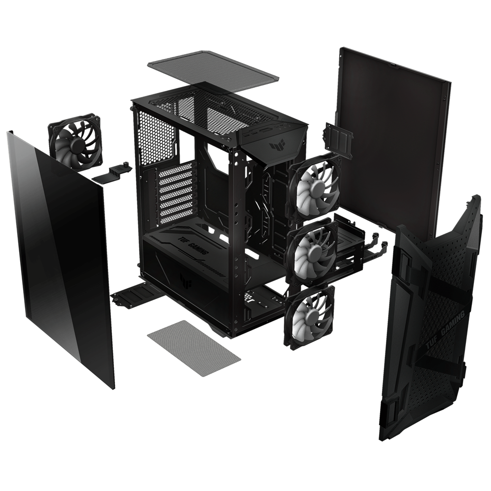 PC Case Asus Tuf Gaming GT301 ARGB Mid Tower- Black case