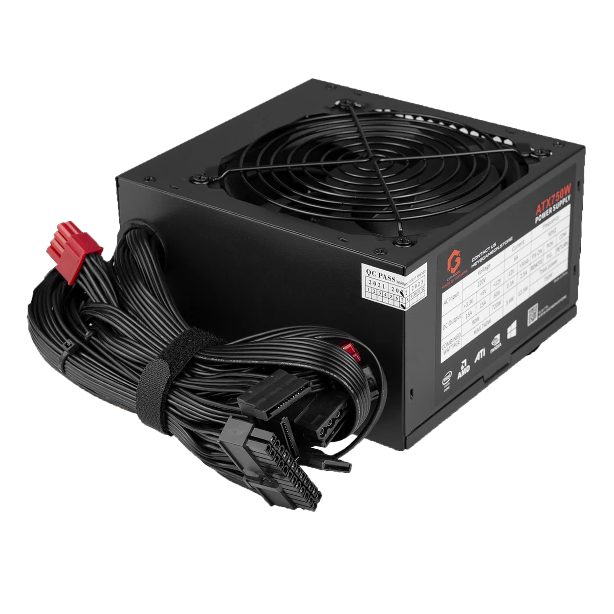 GameOn SPY2 ATX 750 Watts 80 Plus Bronze Value Gaming Power Supply
