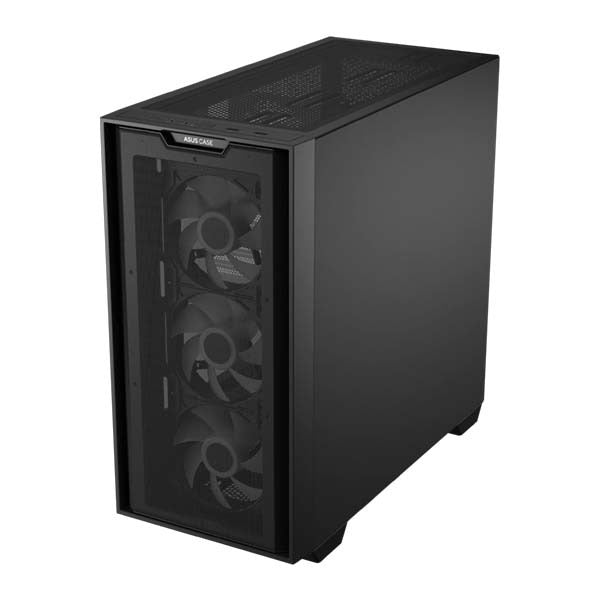 PC Case Asus A21 Plus Tempered Glass- Black Case