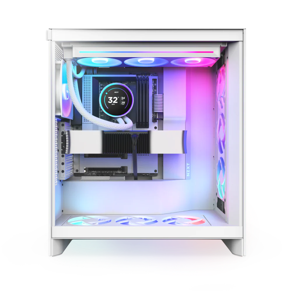 NZXT KRAKEN ELITE 360 RGB V2 - 3x120mm AIO With 2.72 Inch IPS LCD Liquid Cooler - White