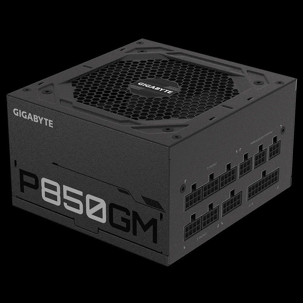GIGABYTE P850GM 850W 80 PLUS Gold Fully Modular Power Supply - Black