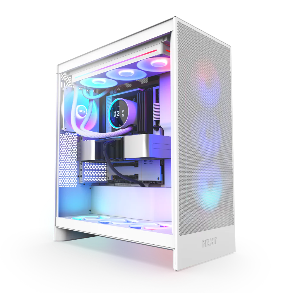 NZXT KRAKEN ELITE 360 RGB V2 - 3x120mm AIO With 2.72 Inch IPS LCD Liquid Cooler - White