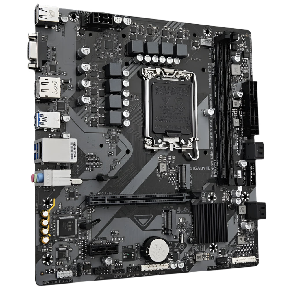 Gigabyte B760M E DDR5 Motherboard - Black