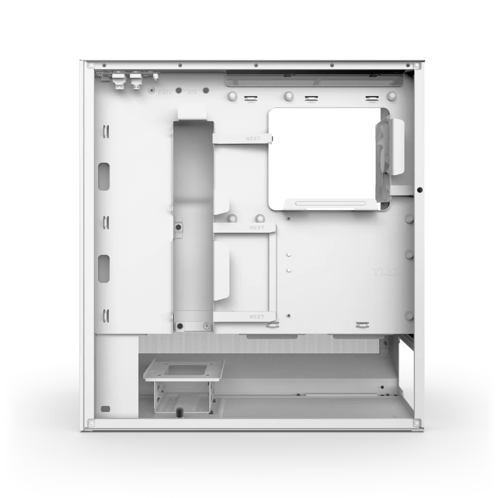 NZXT H5 Flow RGB (2024) Compact Mid Tower ATX Case with RGB Fans - White