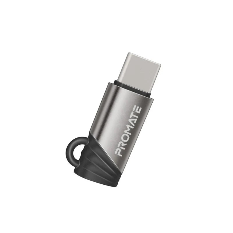 Promate Ultra-Fast Charging Lightning to USB-C Adapter - GREY