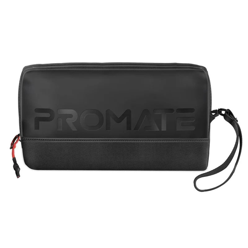 Promate Lightweight Tech Essential Organizer Pouch Bag with Multiple Pockets