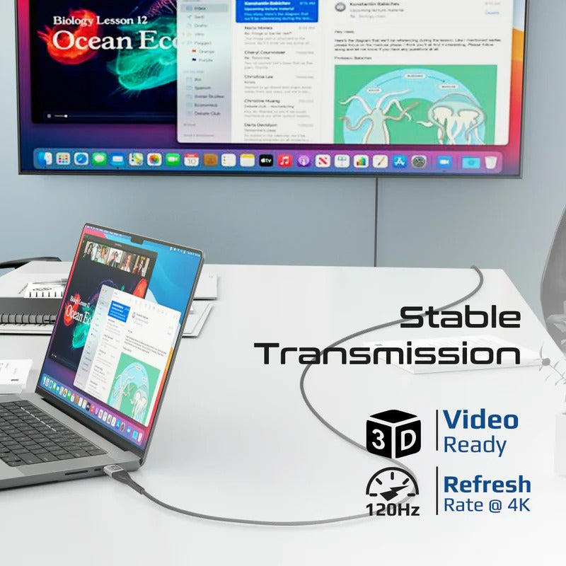 Promate Certified Ultra-High-Speed 8K@60Hz HDMI 2.1 Cable Dynamic HDR 1.5 Meters