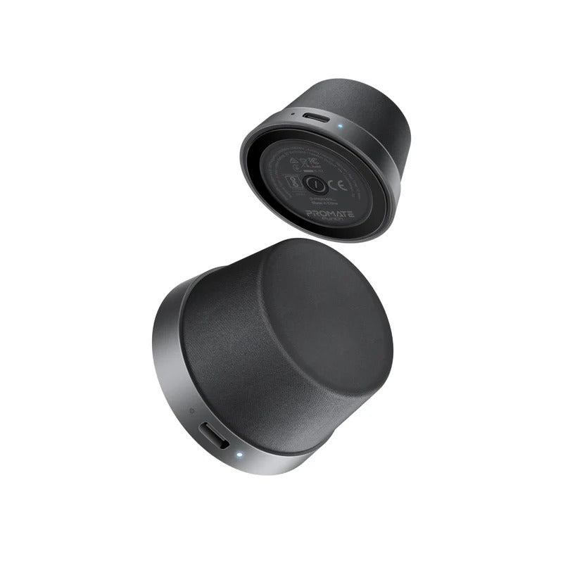 Promate High-Fidelity Mini Bluetooth Speaker with MagSafe Compatible Base - Black