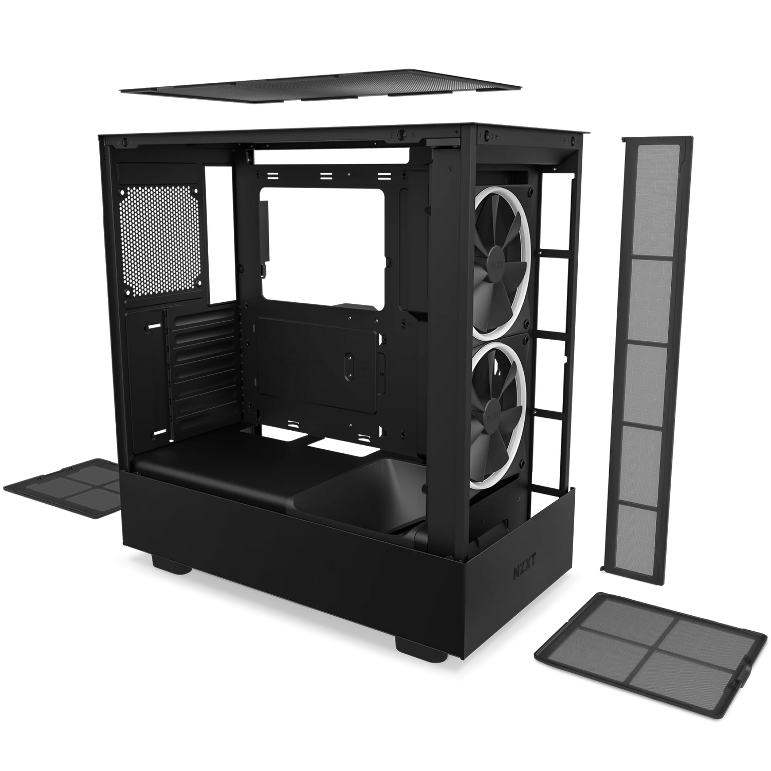 NZXT H5 Elite Premium Compact Mid Tower - BLACK