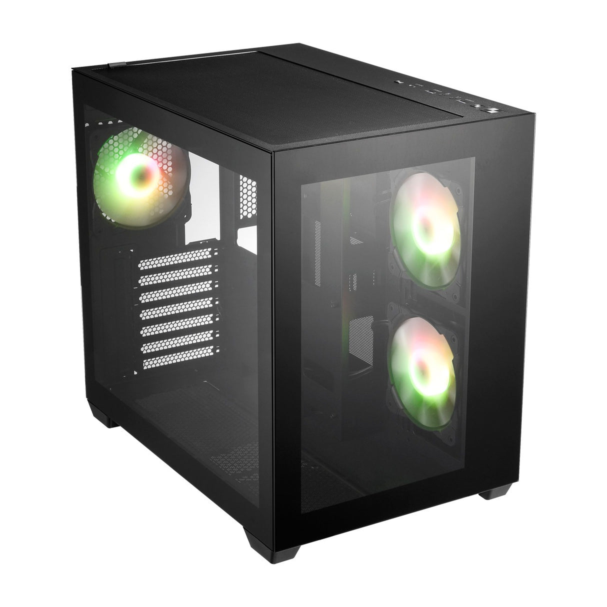 PC CASE FSP CMT380 Mid Tower Atx - Black