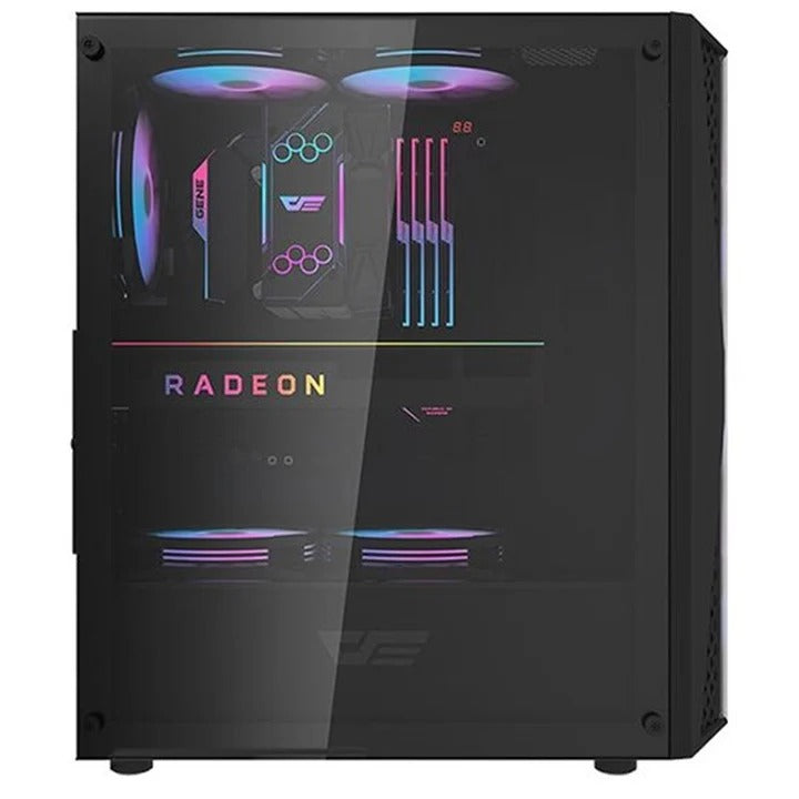 PC Case Aigo DarkFlash DK352 Plus ATX Mid Tower PC Gaming Case - Black