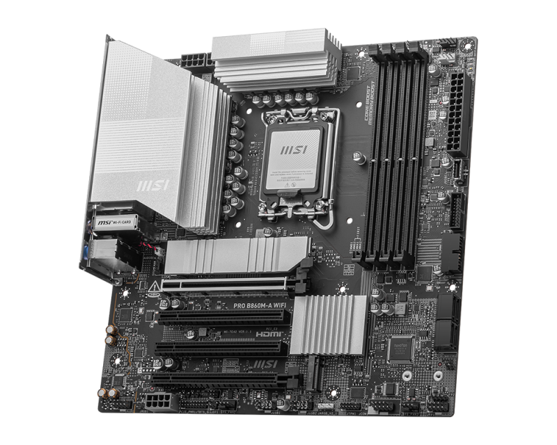 MSI PRO B860M-A WIFI DDR5 Motherboard - Black
