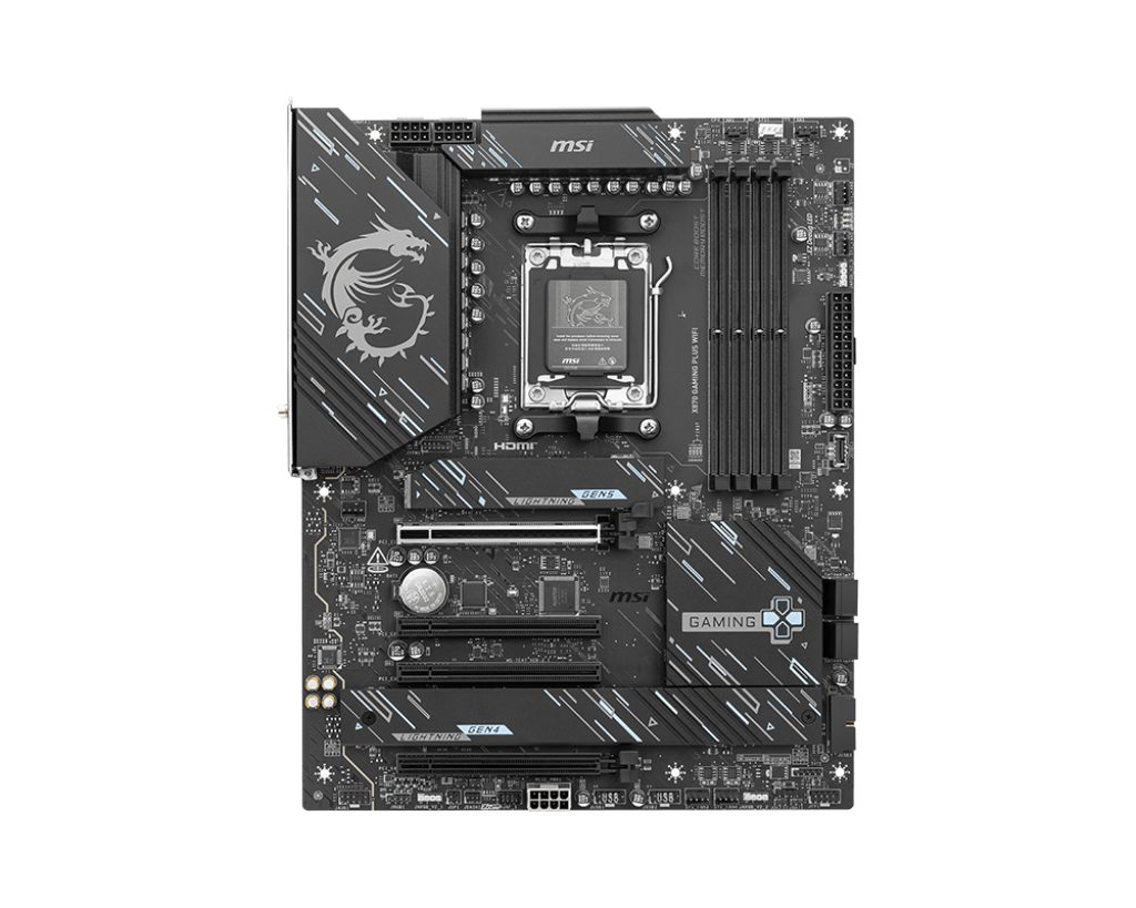 MSI X870 GAMING PLUS WIFI DDR5 Motherboard - Black