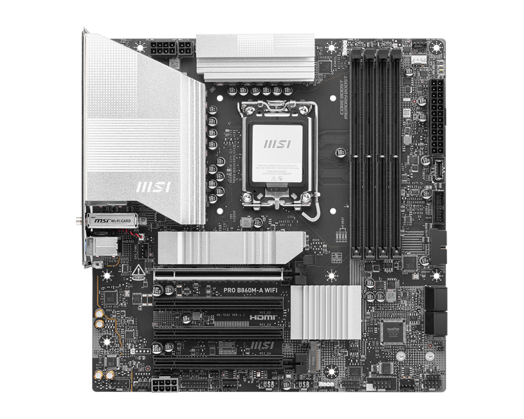 MSI PRO B860M-A WIFI DDR5 Motherboard - Black