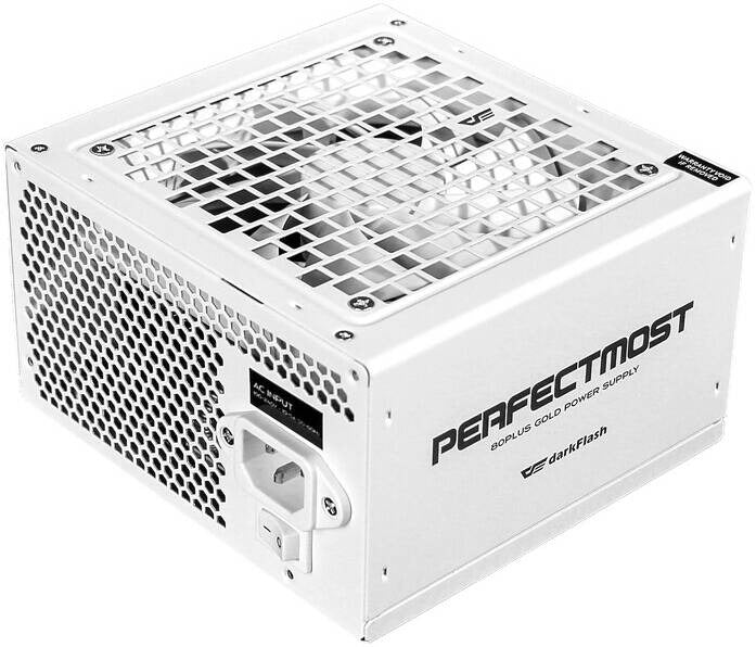 Dark Flash Perfectmost 750W Atx 3.1, PCle 5.1 80 Gold Plus Power Supply - White