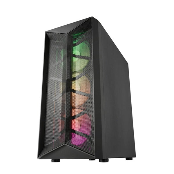 PC Case Fsp Cmt211 ATX  Case Transparent Side Panel RGB