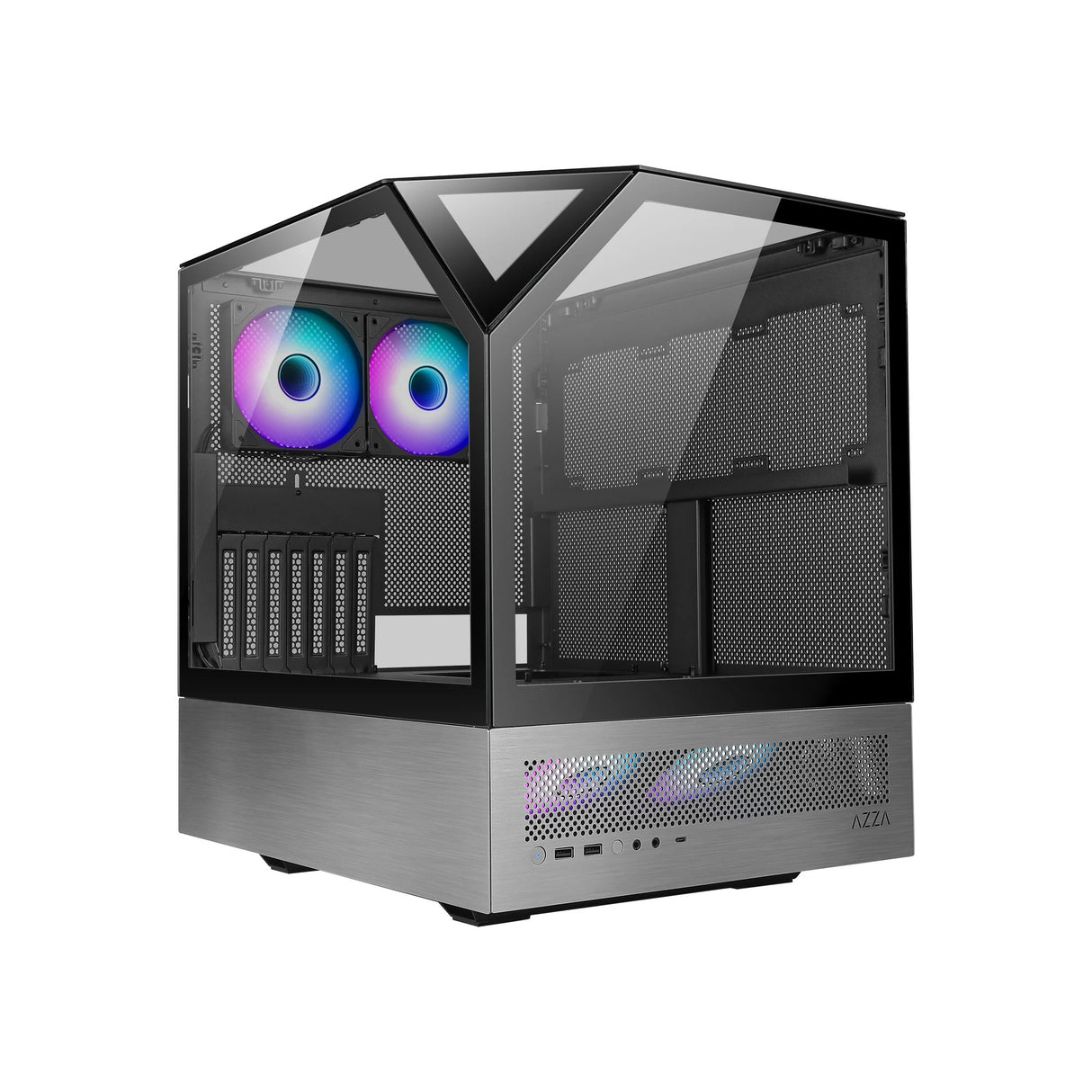 AZZA Sanctum Unlimited Towers ATX PC Case, Black