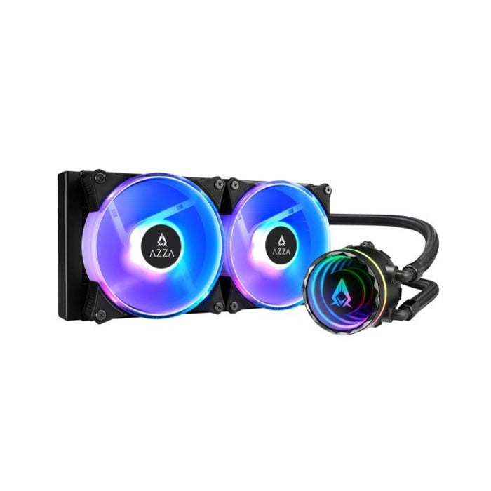 Azza SP Blizzard 240 all in one RGB Lights liquid cooler - Black