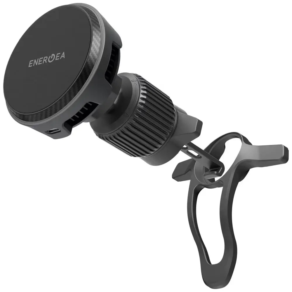 Energea MAGARCTIC DRIVE, QI2.2 WIRELESS CAR CHARGER 25W (WINDSCREEN/AIRVENT) WITH 45W CHARGER - GUNMETAL