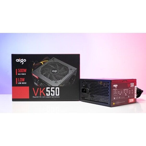 Aigo VK 550W Power Supply - Black