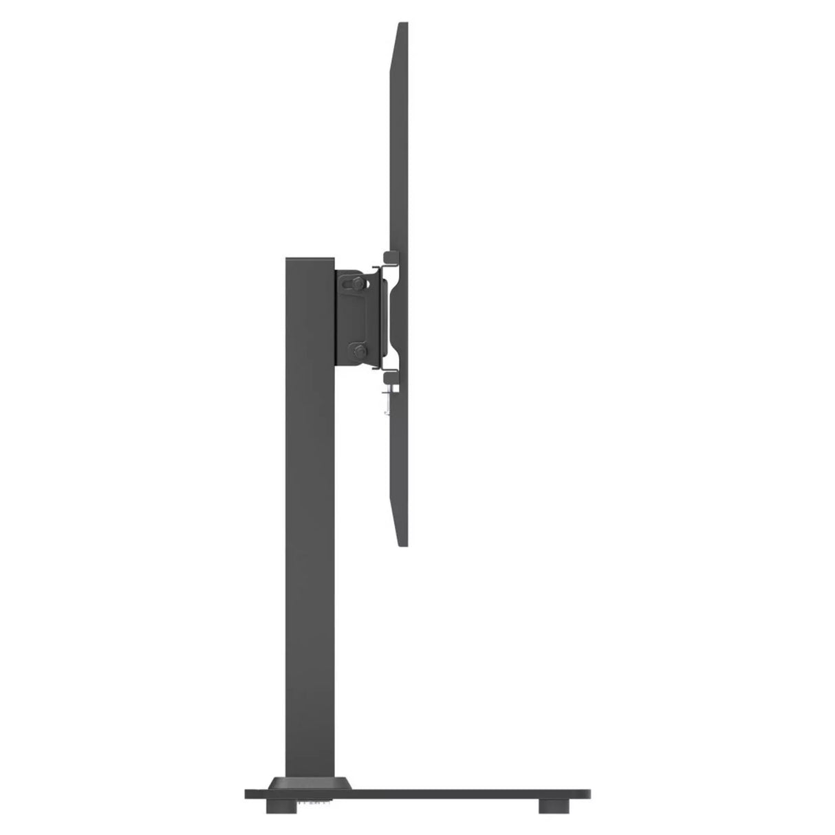 Wansa Glass Basement TV Stand, Fits 23 - 55 inches, 45kg Loading Capacity, STS02-44 - Black