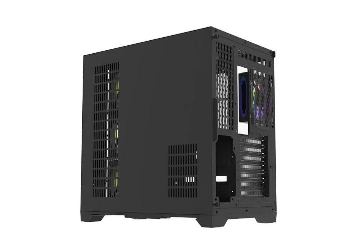 DarkFlash FT418 Pro 7Fans Case - Black