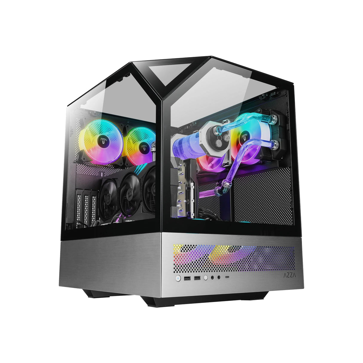 Azza Sanctum Unlimited Towers ATX PC Case - Black