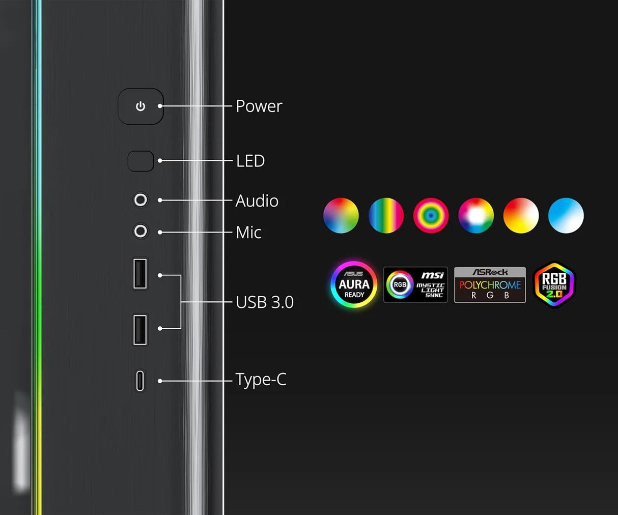 Gaming PC AMD Ryzen 5 9600X, Yeston x GravaStar AMD RADEON RX 9070 XT 16G GDDR6, RAM 16GB