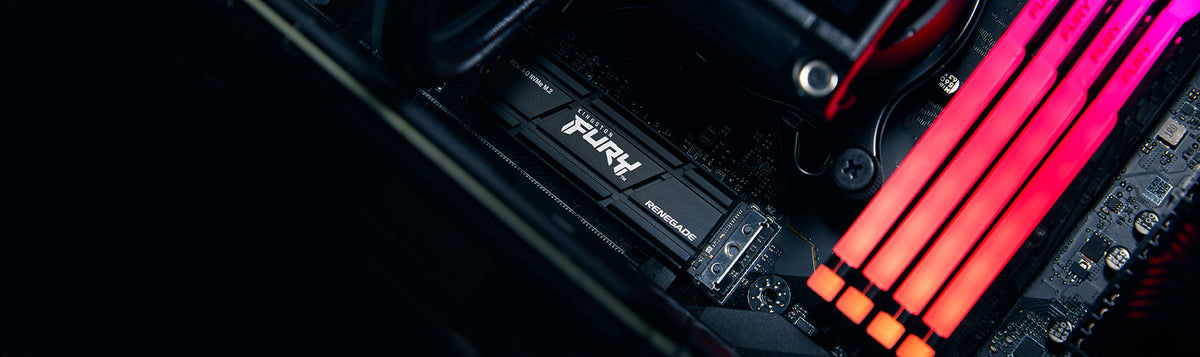 Kingston Fury Renegade PCle GEN 4.0 NVMe M.2 SSD with Heatsink Read Up to 7300 MB/s - 2TB (Compatible with PS5)