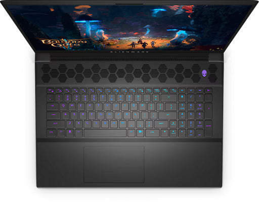 Dell Alienware M18 R2 Gaming Laptop, 14th Gen. Intel Core i9-14900HX Processor, 64GB DDR5 RAM, 2TB NVMe SSD, RTX 4090 16GB VGA, 18" QHD+ (2560 x 1600) 165Hz Display, AlienFX RGB backlit Keyboard,Win 11, Dark Metallic Moon