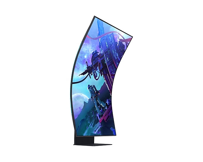 Samsung Odyssey Ark 2nd Gen model G97NC LS55CG97WNMXUE, 55" 4K UHD 3840 x 2160, 165Hz Refresh rate, 1ms Response time, HDMI 2.1, FreeSync Premium Pro Compatible Curved Gaming Monitor
