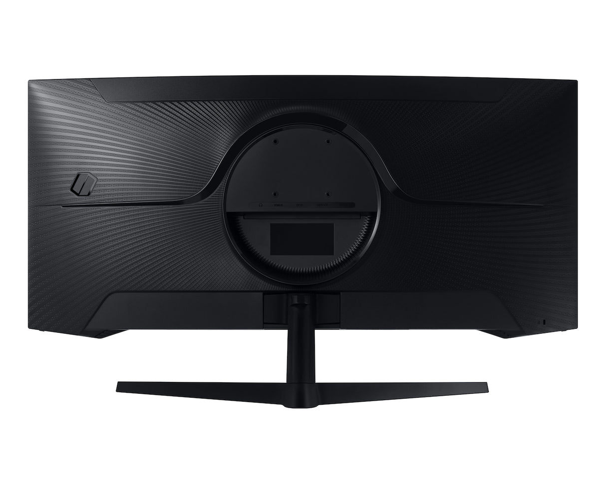 شاشة سامسونج أوديسي G55T برو للألعاب، مقاس 34 بوصة، بدقة WQHD 2K (3440 × 1440)، ومعدل تحديث 165 هرتز، وزمن استجابة 1 مللي ثانية، ولوحة VA منحنية - أسود LC34G55TWWMXUE
