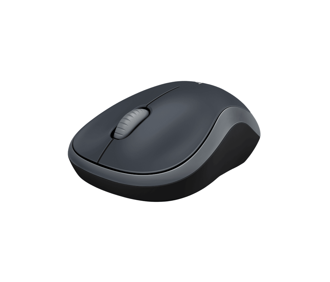 Logitech M185 2.4 GHz Wireless Mouse with USB Mini Receiver Compatible with PC & Laptop - Grey
