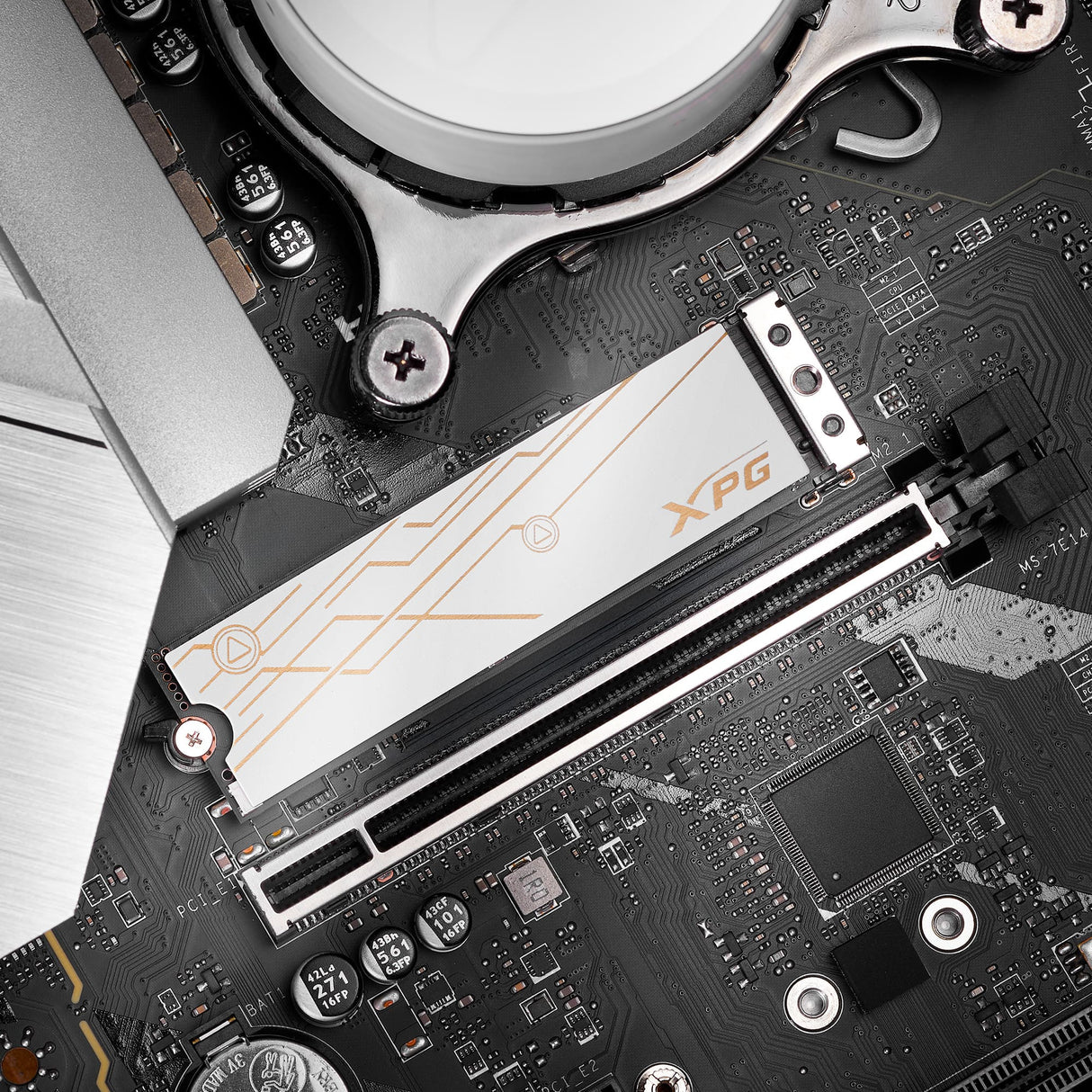 XPG Mars 980 Blade 4TB SSD PCle Gen5 x4 - White for Pc & PlayStation 5