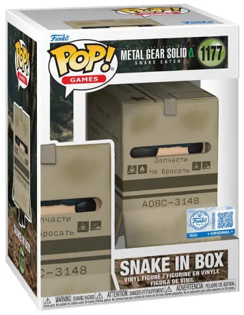 FUNKO POP: METAL GEAR SOLID- SNAKE IN BOX (EXC) - 10 cm