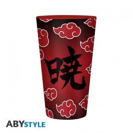 NARUTO SHIPPUDEN - Large Glass - 400ml - Akatsuki -