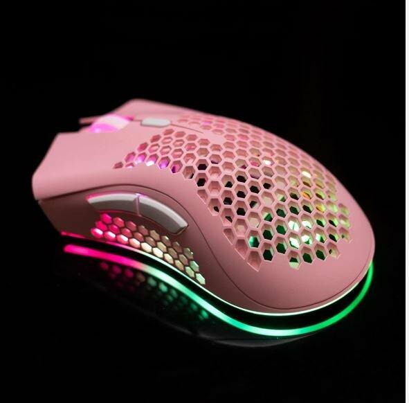 K-Snake BM600 1600 DPI 7-keys Hollow Lightweight Wireless Charging RGB Colorful Gaming Mouse(Wireless BM600 )