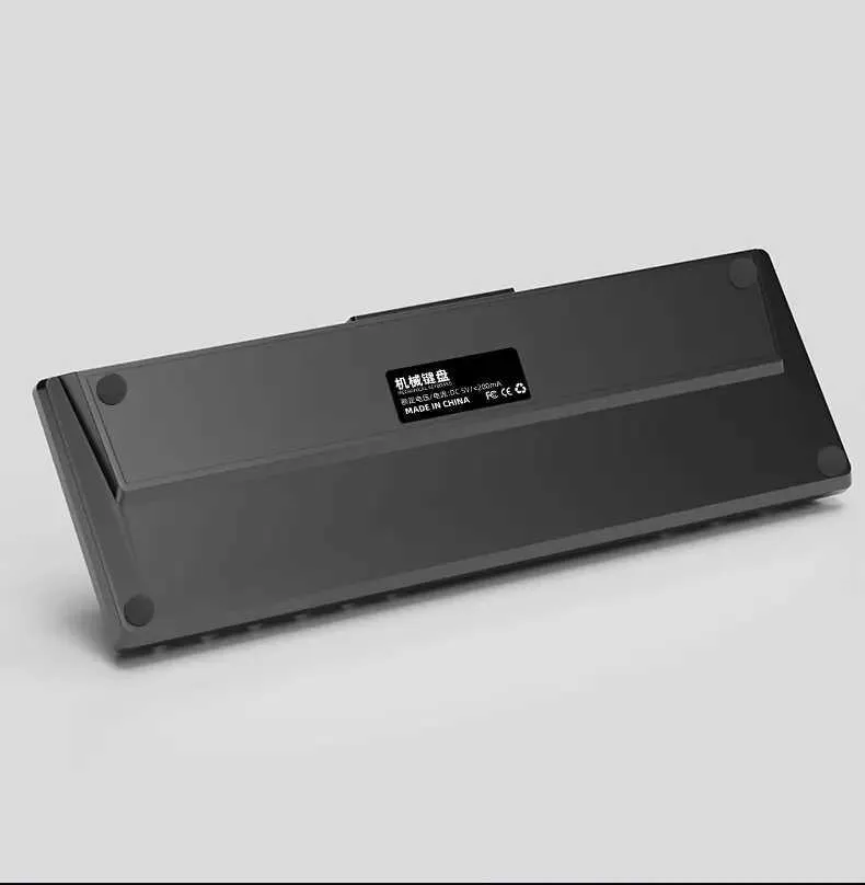 Skylion K68 Wired Mechanical RGB Gaming Keyboard - Black - Blue Switch