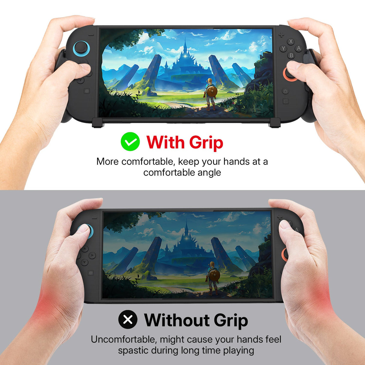 Dobe TNS-3179 Nintendo Switch 2 Console Grip - Black