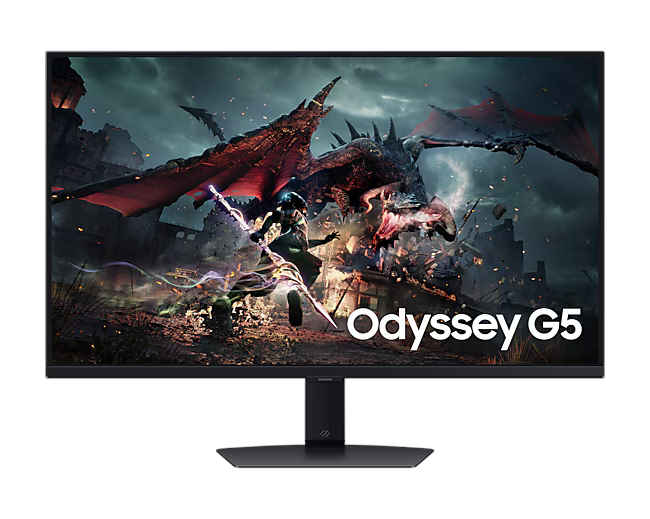 Samsung Odyssey G5 G50D 32",QHD,1ms,IPS,180Hz,Flat Gaming Monitor - LS32DG502EMXUE