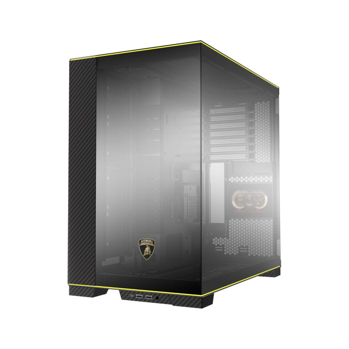LIAN LI O11D EVO RGB Automobili Lamborghini Edition Mid Tower Case - Black