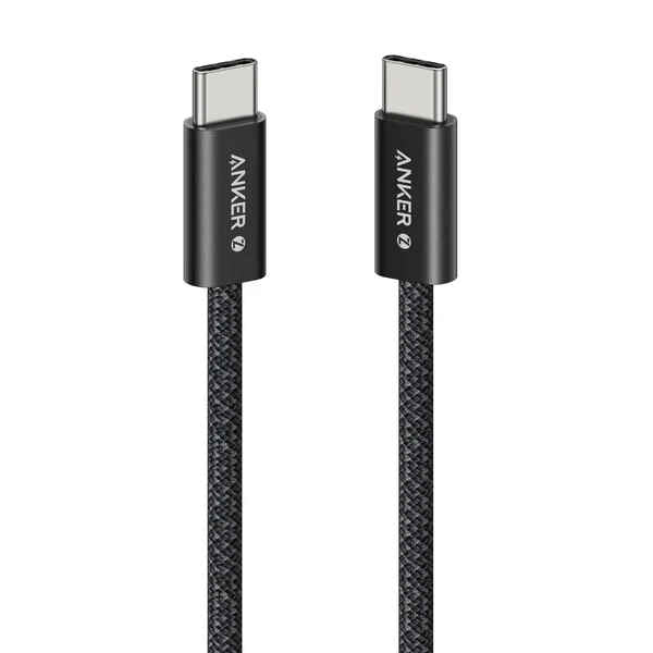 A8060H11 Anker Zolo USB-C to USB-C Cable 240W Braided (0.9m/3.3ft) - Black