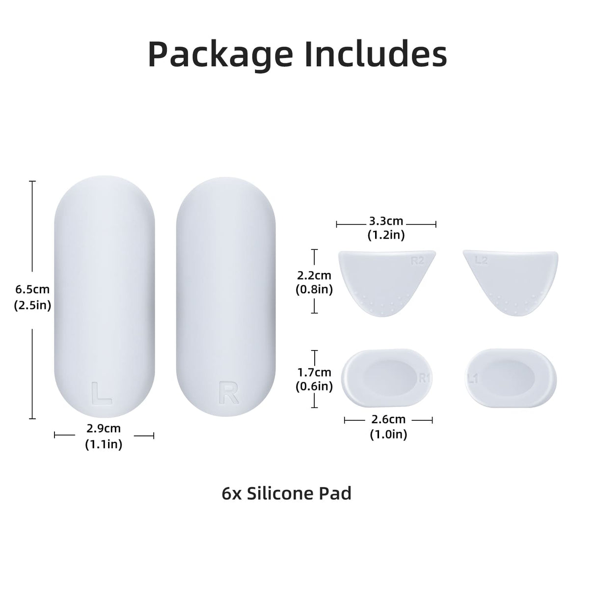 DOBE Silicone Pad For Ps VR2 - White